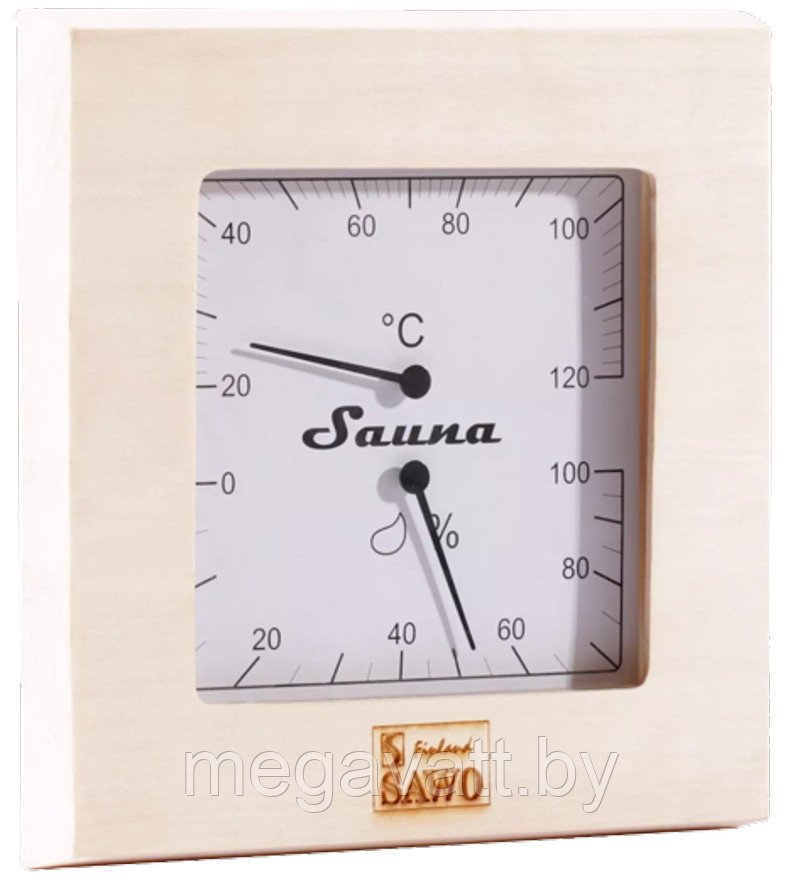 Термогигрометр квадратный SAWO 225-THA - фото 1 - id-p219791705