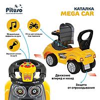PITUSO Каталка Mega Car (музыкальная панель) 3-6 лет Yellow/Желтый 382A, фото 10