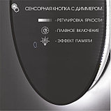 Зеркало с фоновой подсветкой, сенсорной кнопкой и УФ-окантовкой Seoul black 9050s-6 (90*50 см) – холодный свет, фото 4