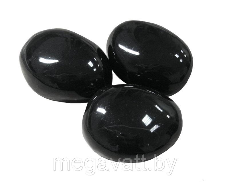 Декоративные керамические камни ZeFire черные 14шт