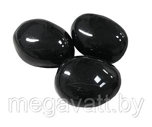 Декоративные керамические камни ZeFire черные 14шт