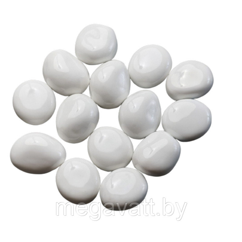 Камни белые маленькие ZeFire 14шт - фото 1 - id-p219791887