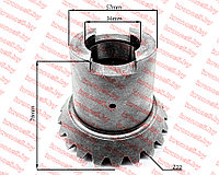 Шестерня полуоси коническая левая Z-22 ф=36 мм.