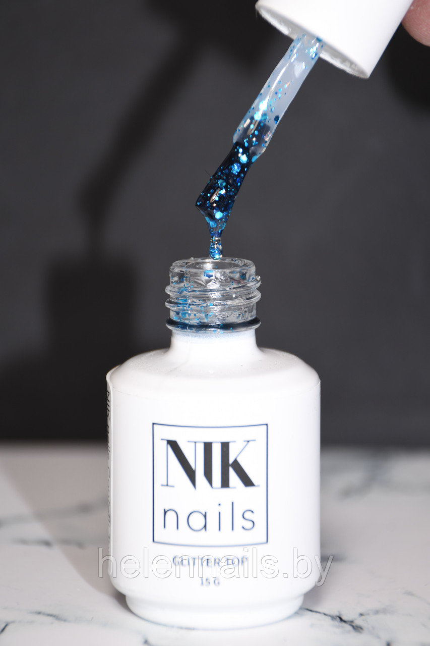 NIK nails glitter top confetti 03 15g - фото 1 - id-p219809893
