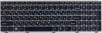 Клавиатура для ноутбука Lenovo Z560, Z565, чёрная, с рамкой, RU