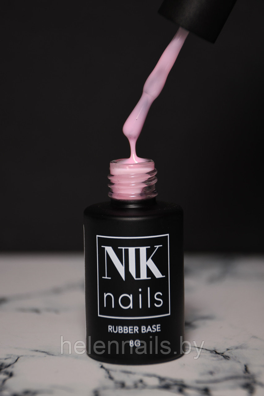 NIK nails rubber base milk 04 8g - фото 1 - id-p219809947
