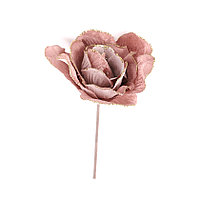 Цветок розы декоративный, 10 см (37024)