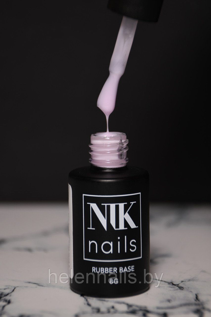 NIK nails rubber base milk 06 8g - фото 1 - id-p219810201