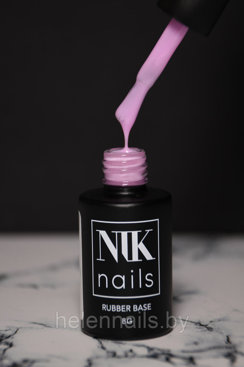 NIK nails rubber base milk 07 8g - фото 1 - id-p219810585