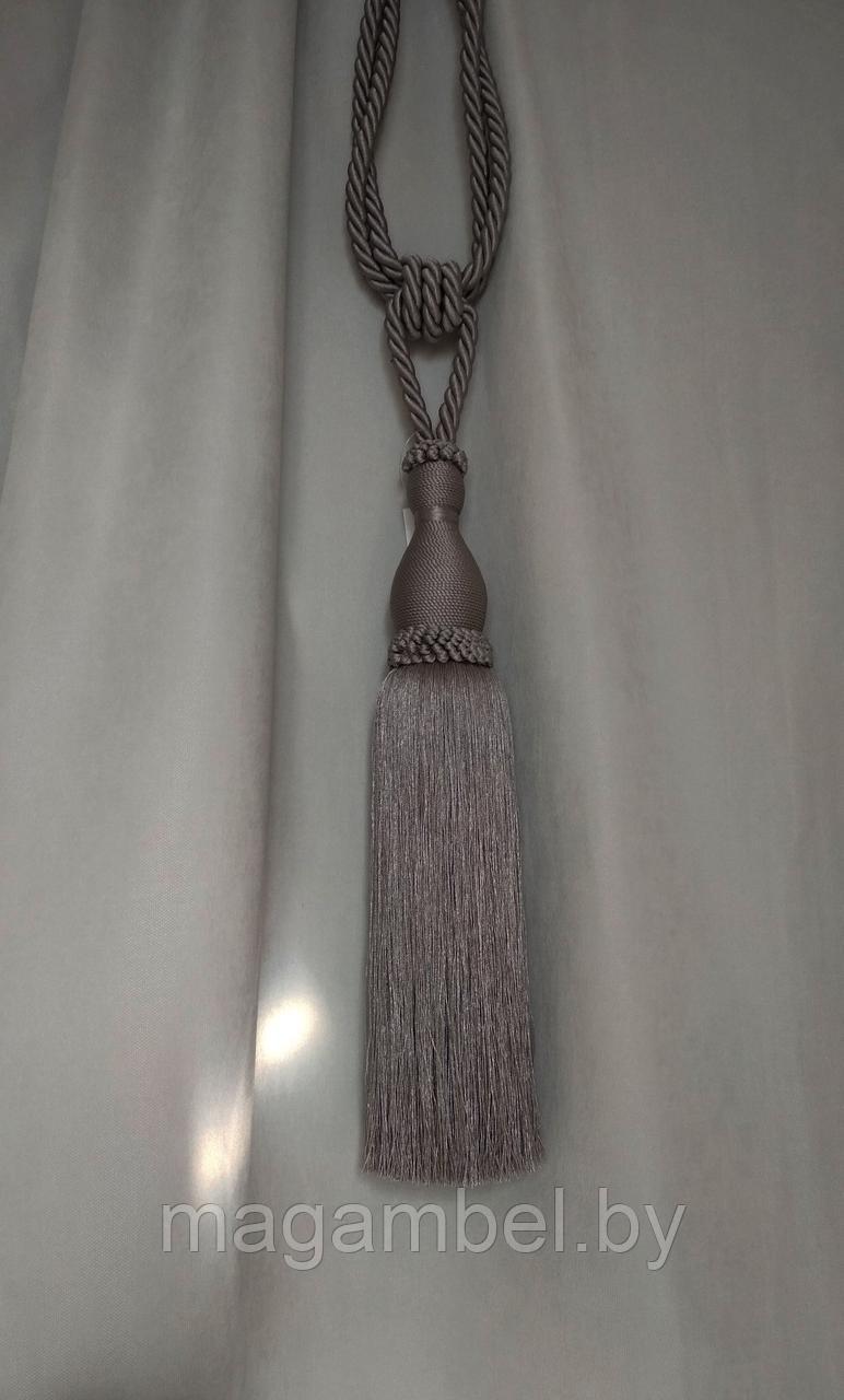 Удлиненная классическая кисть в серебряном цвете