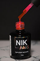 NIK nails top coat no wipe plastic 01 15g