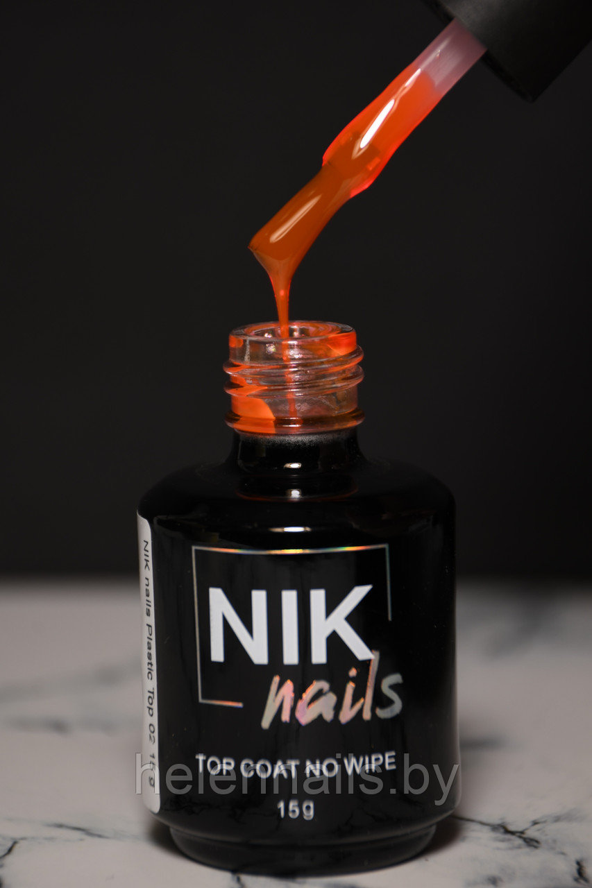 NIK nails top coat no wipe plastic 02 15g - фото 1 - id-p219811735