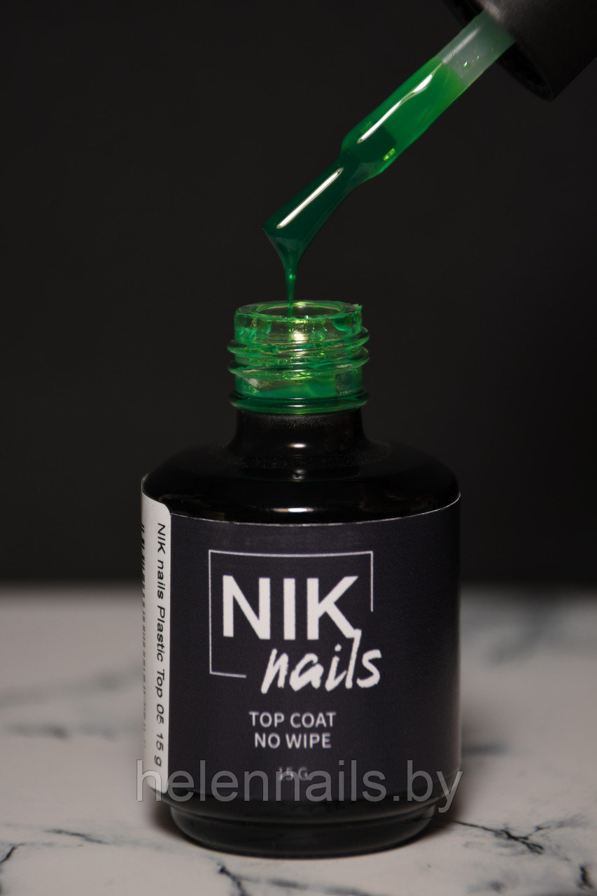 NIK nails top coat no wipe plastic 05 15g - фото 1 - id-p219811738