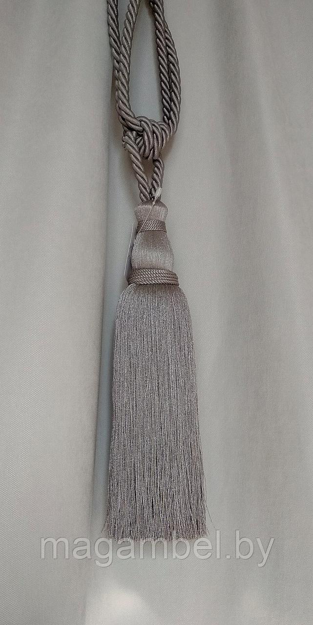 Средняя классическая кисть в серебряном цвете