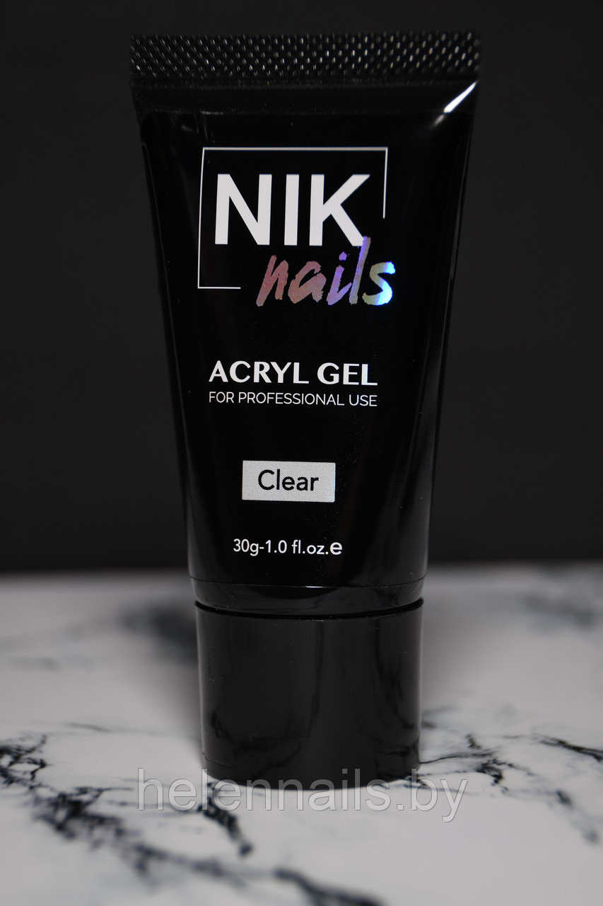 NIK nails acryl gel clear 30g - фото 1 - id-p219787033