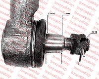 Рулевой наконечник правый 18 мм (правая резьба) конус 18/20 мм, резьба 14 мм