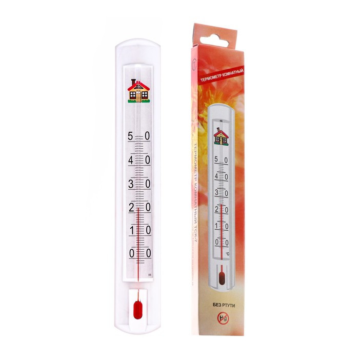 Термометр бытовой сувенирный ТСК-7 в картоне - фото 1 - id-p219812728