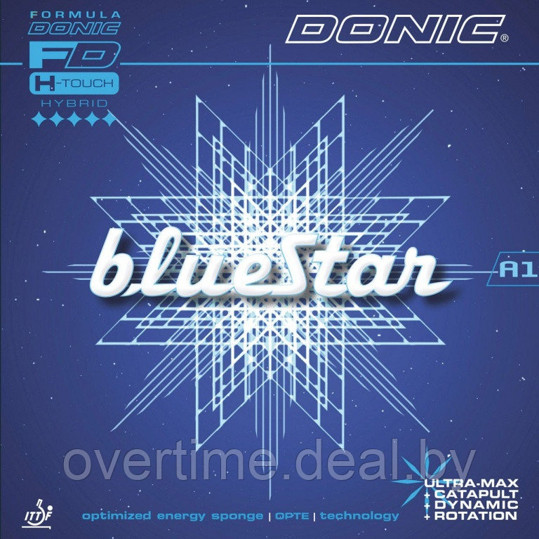 Накладка DONIC BlueStar A1, MAX, red