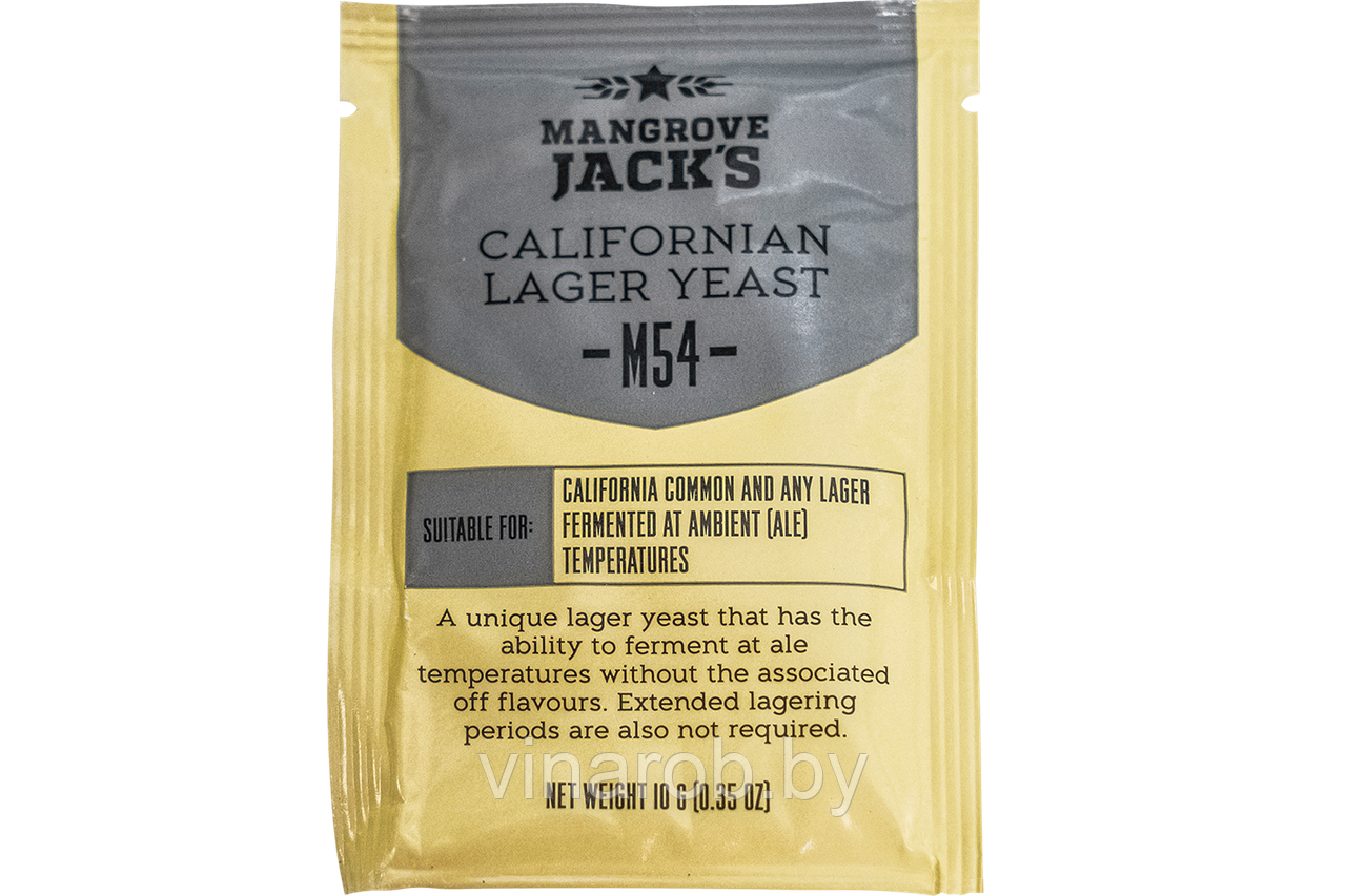 Пивные дрожжи Mangrove Jack's "Californian Lager M54", 10 г