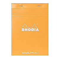 Блокнот "Rhodia", A5, 80 листов, в точку, оранжевый