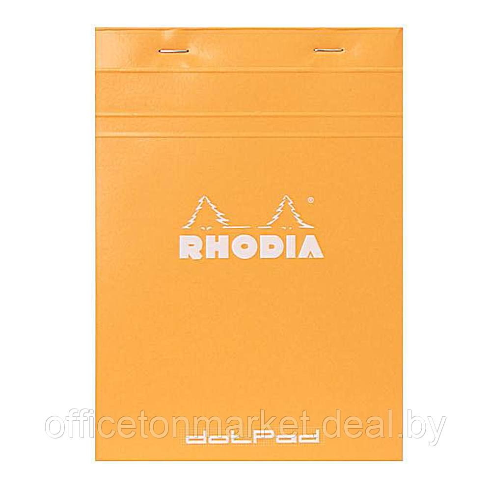 Блокнот "Rhodia", A5, 80 листов, в точку, оранжевый - фото 1 - id-p219812381