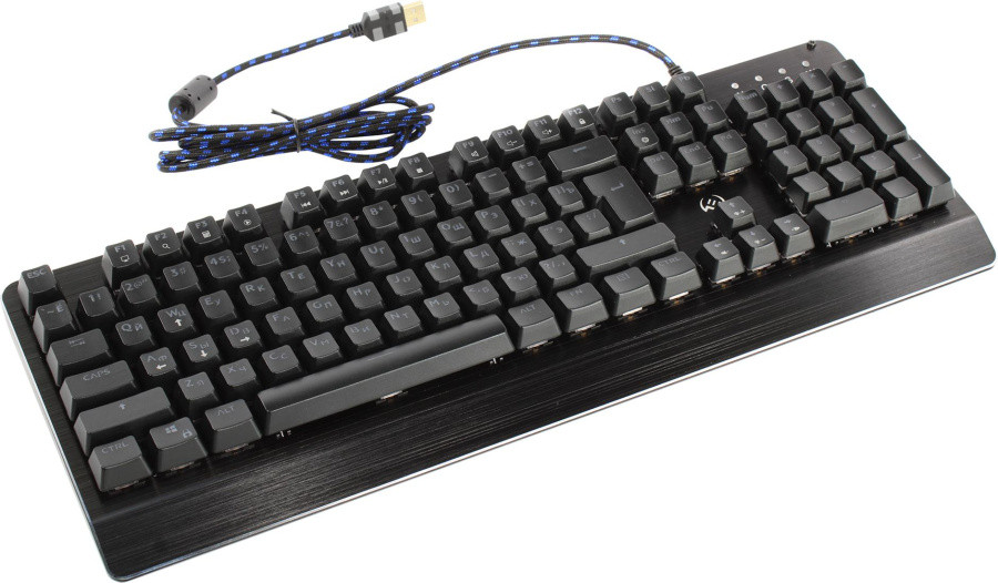 Механическая игровая клавиатура SVEN KB-G9700 (104 кл,+12Fn,RED switch, RGB, мет, корпус) SV-015831 - фото 1 - id-p219795093