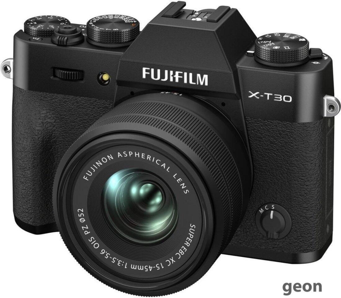 Беззеркальный фотоаппарат Fujifilm X-T30 II Kit 15-45mm (черный) - фото 3 - id-p219813131