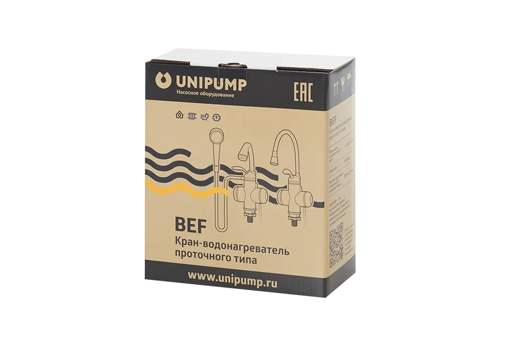 Проточный кран-водонагреватель 3 кВт UNIPUMP - фото 2 - id-p219813965