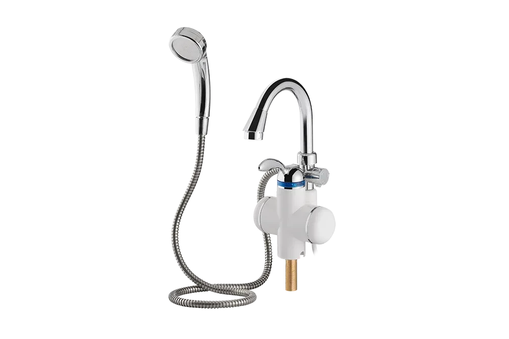 Проточный кран-водонагреватель с лейкой 3 кВт UNIPUMP