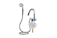 Проточный кран-водонагреватель с лейкой 3 кВт UNIPUMP
