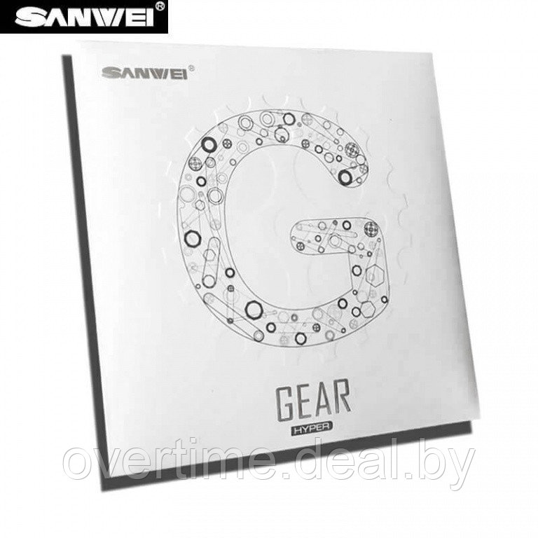Накладка Sanwei Gear Hyper 37° красная - фото 1 - id-p219811108