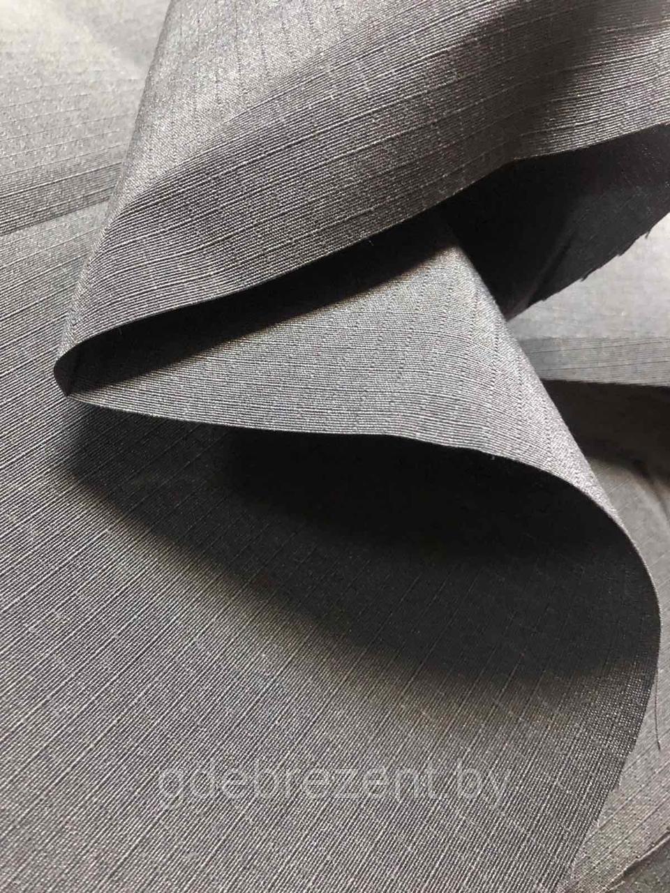 Ткань плащёвая Грета (черный) рип-стоп - фото 1 - id-p219814254