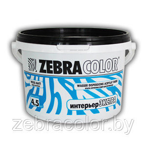 Краска для потолков и стен интерьер ЭКСТРА 15 кг / Ginster 30