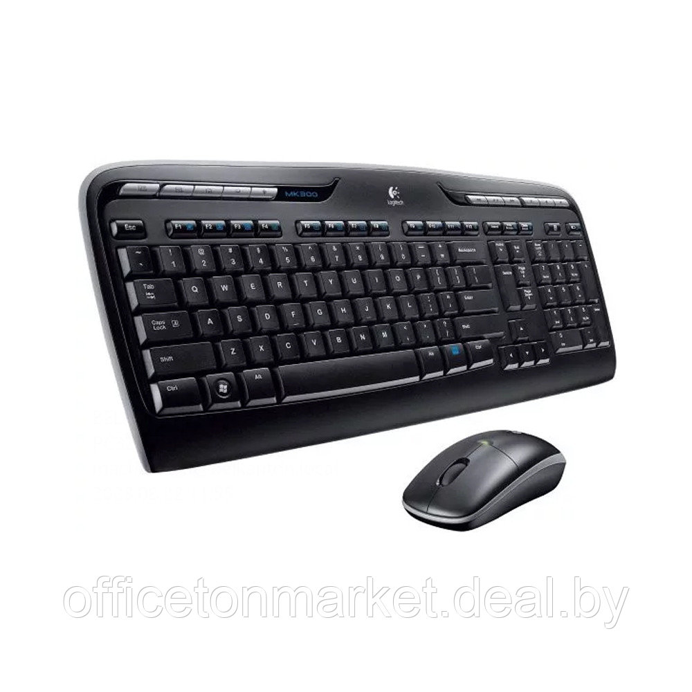 Комплект клавиатура и мышь Logitech "MK330", набор, черный - фото 2 - id-p211738239