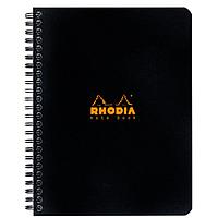 Блокнот "Rhodia", А5+, 80 листов, клетка, черный