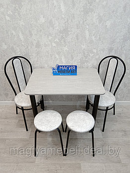 Комплект ТСЧ-13: стол, 2 табурета, 2 стула