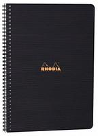 Блокнот "Rhodia", A5+, 80 листов, клетка, черный