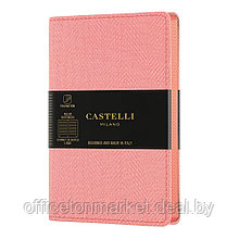 Блокнот Castelli Milano "Harris Petal Rose", A6, 96 листов, линованный, розовый