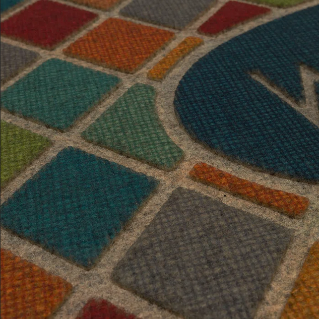 Коврик придверный 60x120cm Soft Step Lima Welcome Tile, BG - фото 2 - id-p218430442