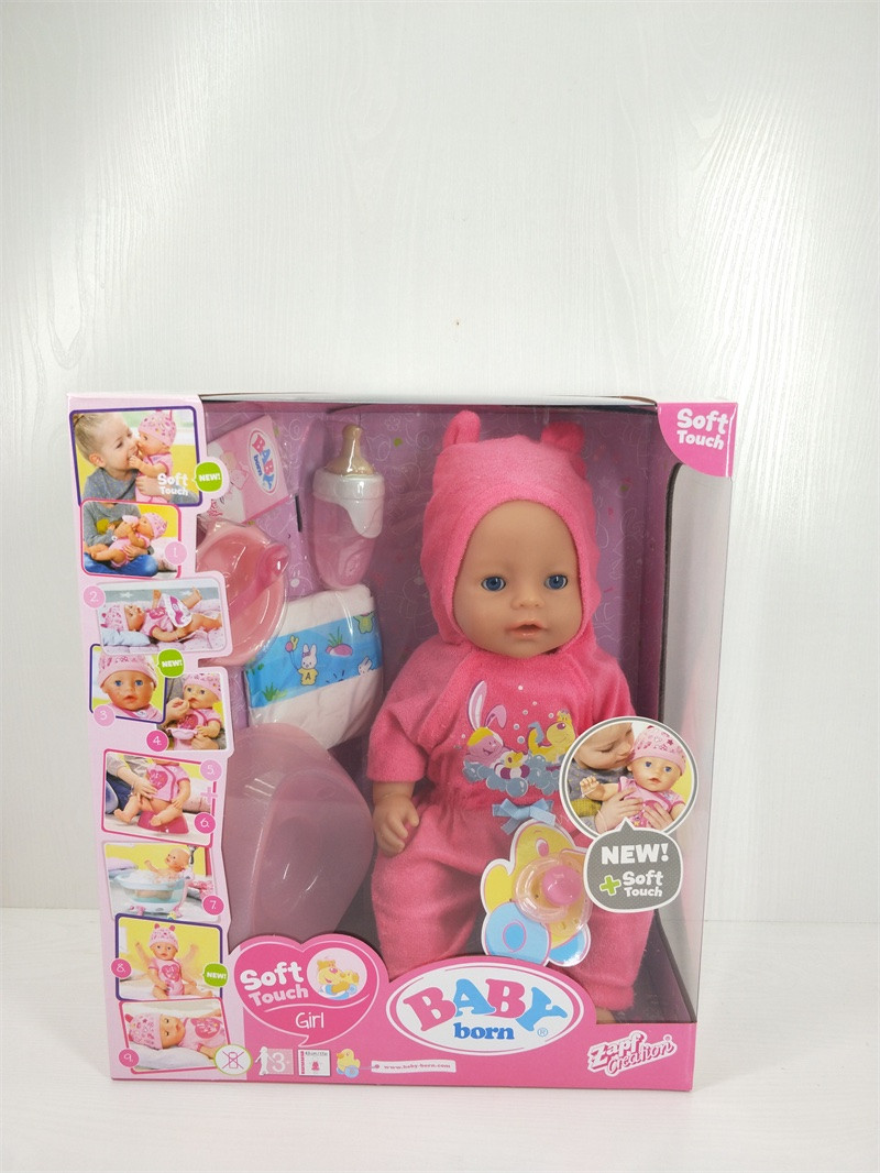 Детская Кукла пупс Baby Born Беби Берн 9 функций с горшком - фото 1 - id-p219825766