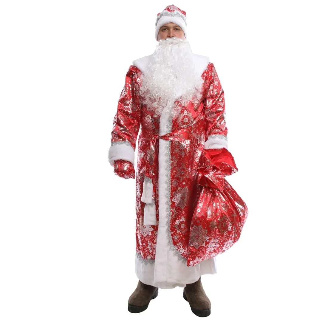 Карнавальный костюм для взрослых Дед Мороз Морозко Пуговка 1027 к-18 - фото 1 - id-p155800582