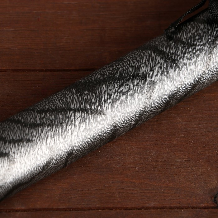 Сувенирное оружие «Катана на подставке», серые ножны под зебру, 89см - фото 5 - id-p219825977