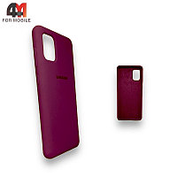 Чехол для телефона Samsung A31 Silicone Case, цвет марсала