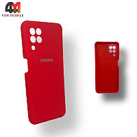 Чехол для Samsung A22 4G/M22/M32 силикон, Silicone Case, красный
