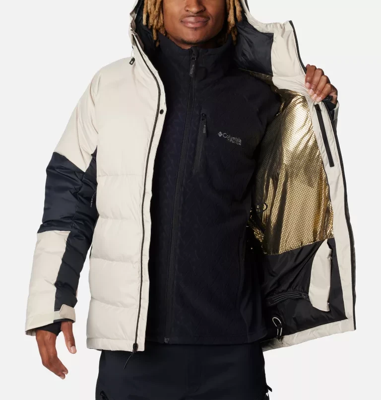 Куртка мужская Columbia Titanium Roaring Fork Down Jacket бежевый/черный 2050631-278 - фото 5 - id-p219712058