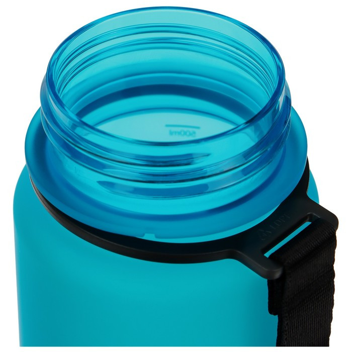 Бутылка спортивная для воды Onlytop Fitness, 500 мл, цвет голубой - фото 10 - id-p219829537