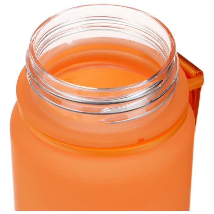 Бутылка спортивная для воды Onlytop Fitness Gradien, 500 мл, цвет розово-оранжевый - фото 10 - id-p219829541