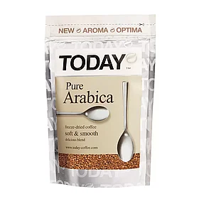 Кофе Today Pure Arabica сублимированный м/уп 150 г