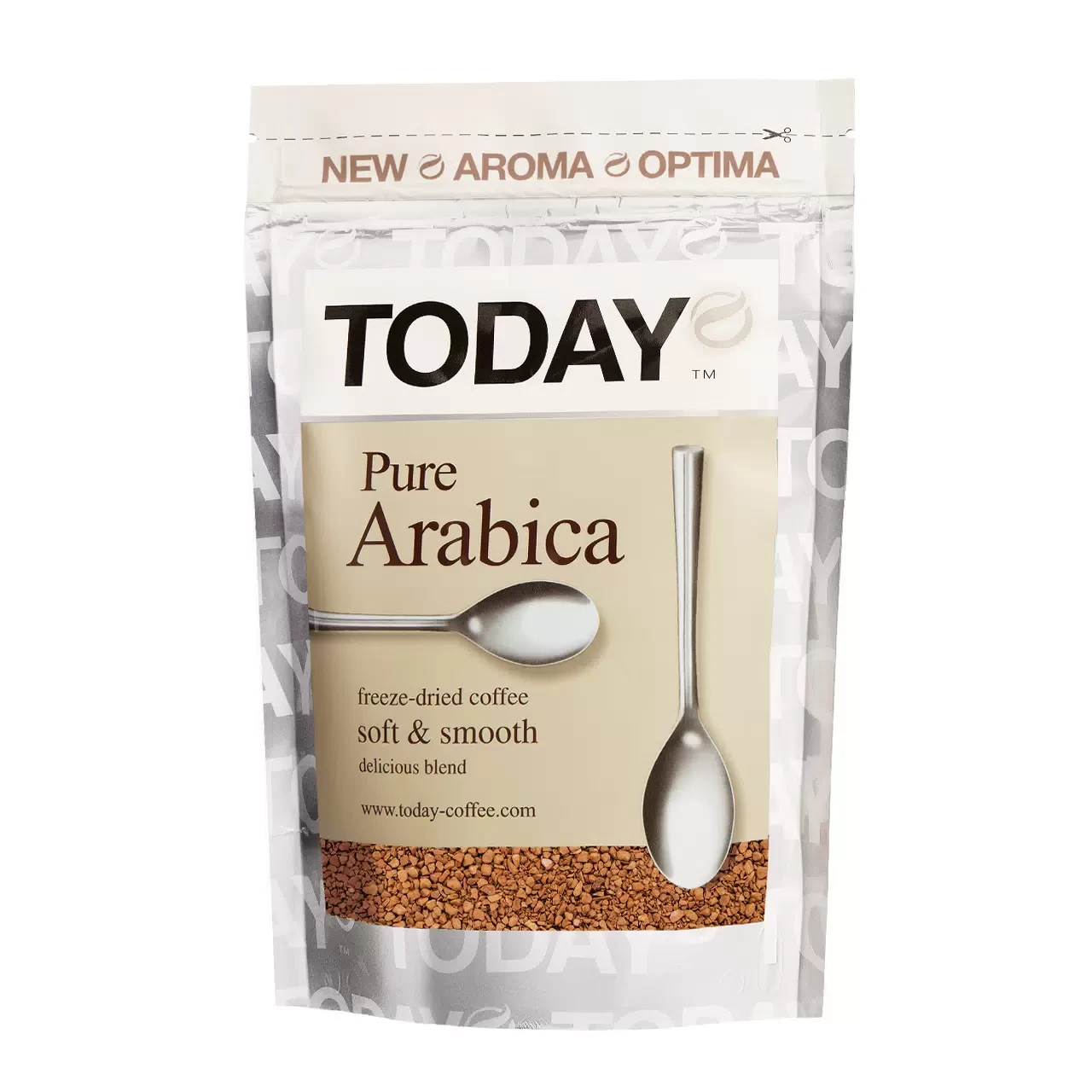 Кофе Today Pure Arabica сублимированный м/уп 150 г - фото 1 - id-p202745791