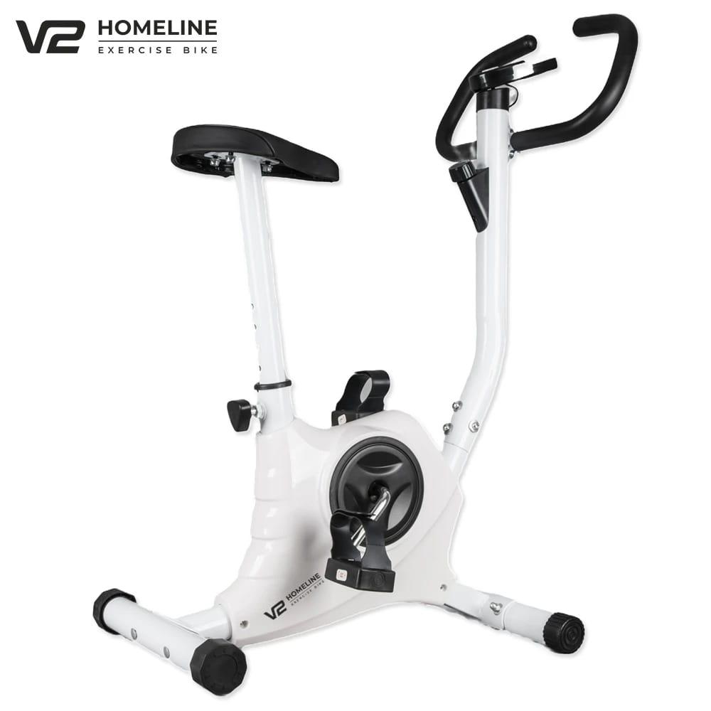 Велотренажер для дома V2 Home Bike EB-8018W белый - фото 4 - id-p219834727
